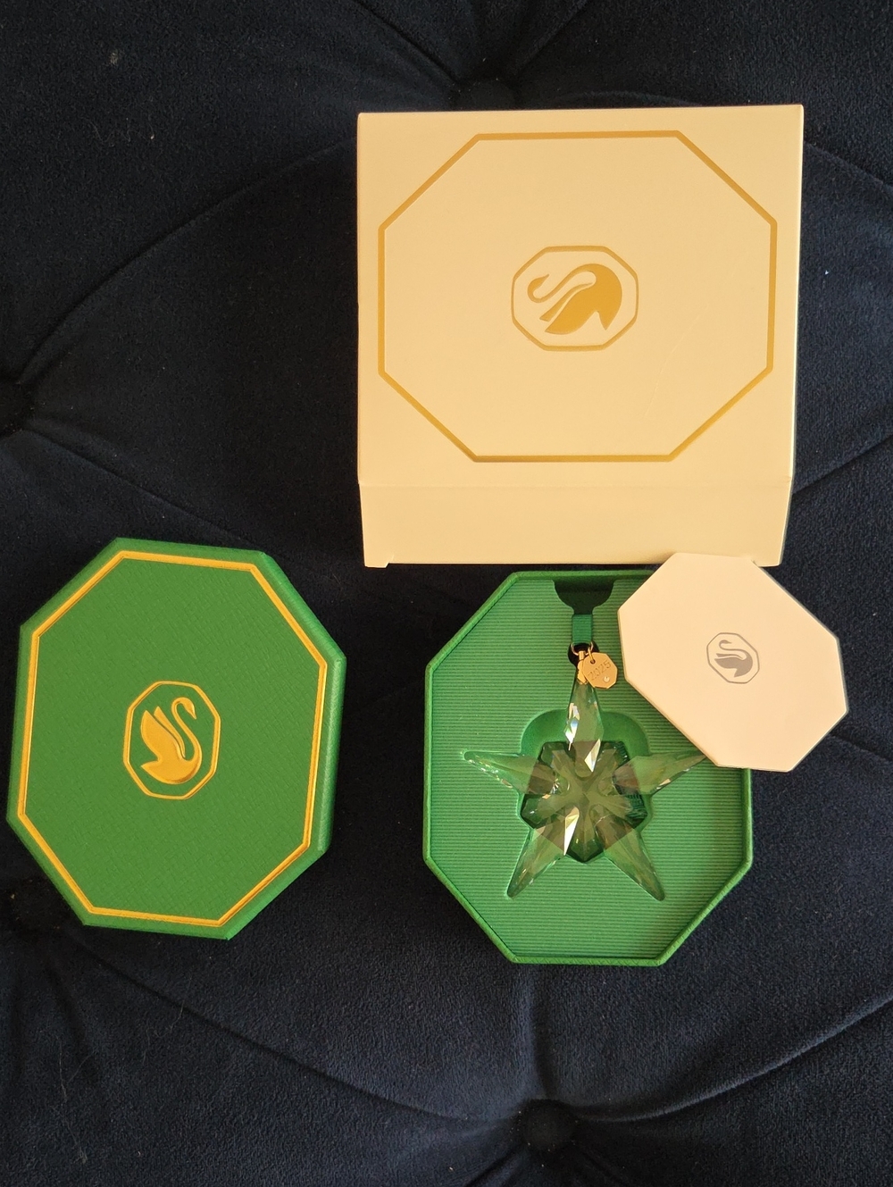 Swarovski Annual Edition 2025 Ornament Green Box